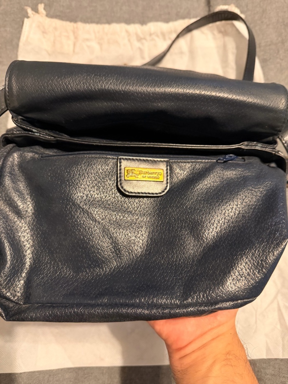 Vintage Burberrys of London Crossbody Bag – Nova Check Leather - Picture 5 of 13